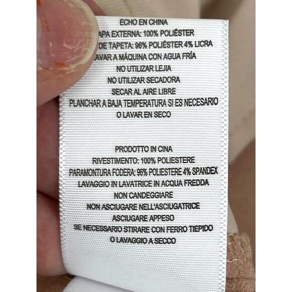 Joie Women’s 8 Pink Ianna High Waist Pleated Ankle Dress Pants with Belt NEW - Picture 11 of 11